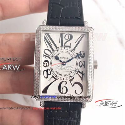 Perfect Replica Franck Muller Long Island Watch SS Diamond Case